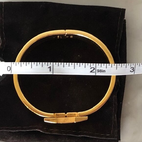 Hermès Thick Clic Clac H Bracelet PM Rose Candeur Gold Authentic - Picture 16 of 17